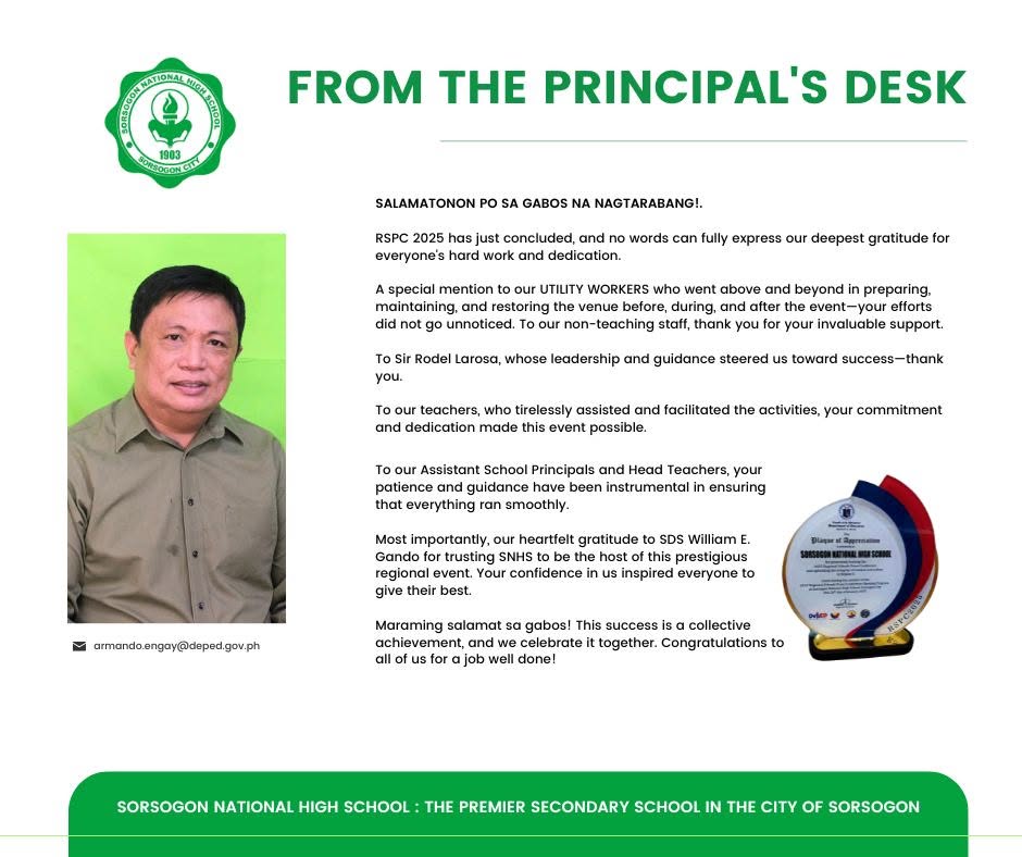 principals desk